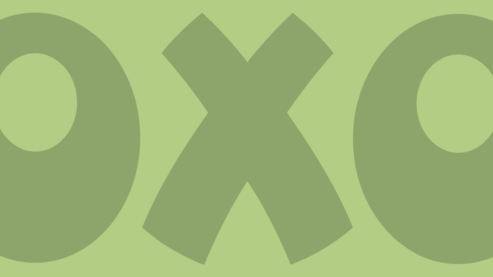 OXO vegetable background
