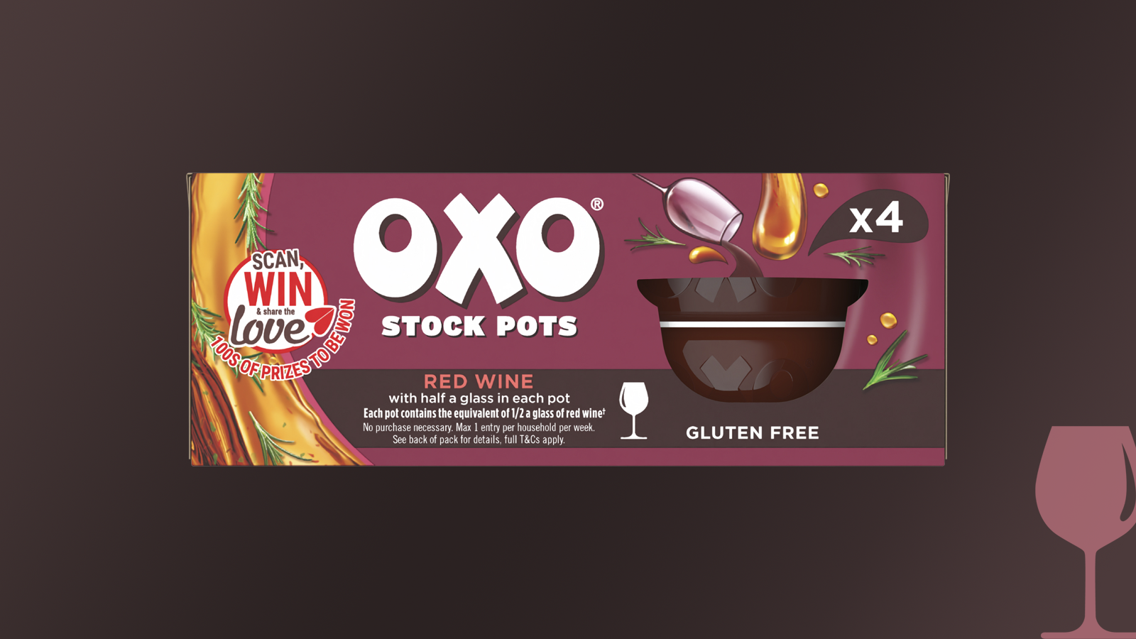 red wine stock pots