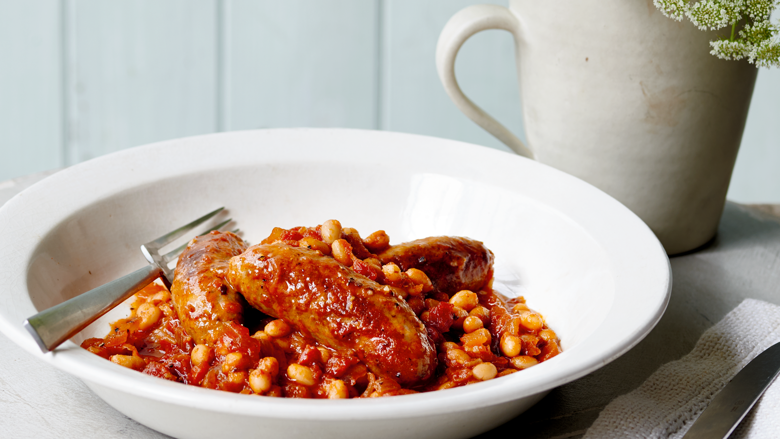 sausage and lentil casserole