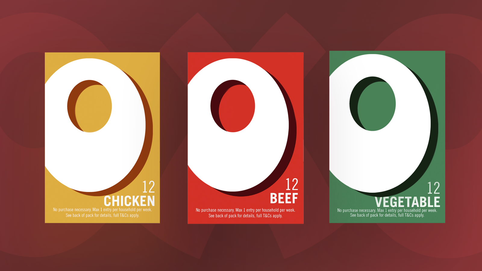 OXO stock cubes range